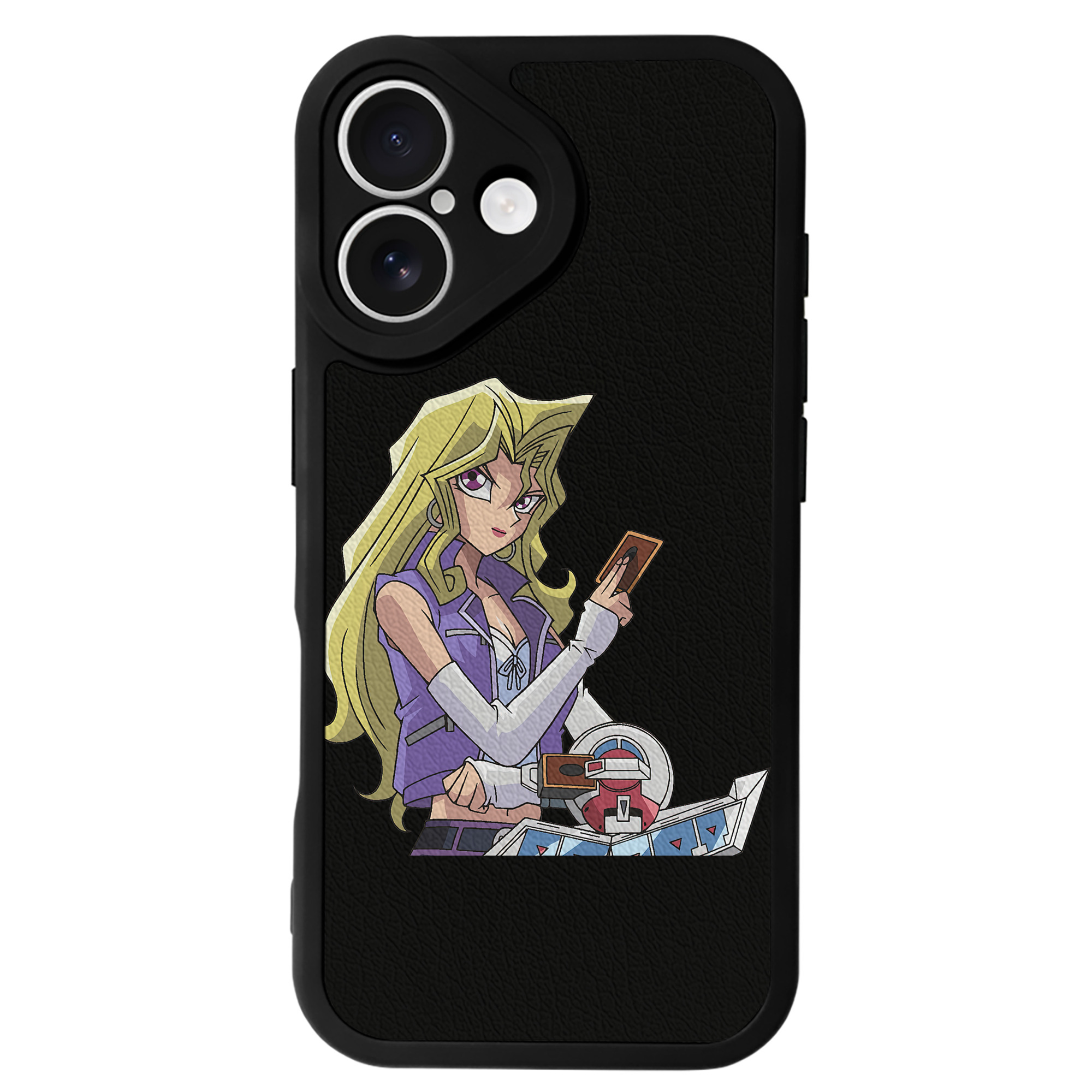 遊☆戯☆王 Yu-Gi-Oh! 【iPhone 16シリーズ対応】シリコンスマホケース（レザー調） 材質：シリコン